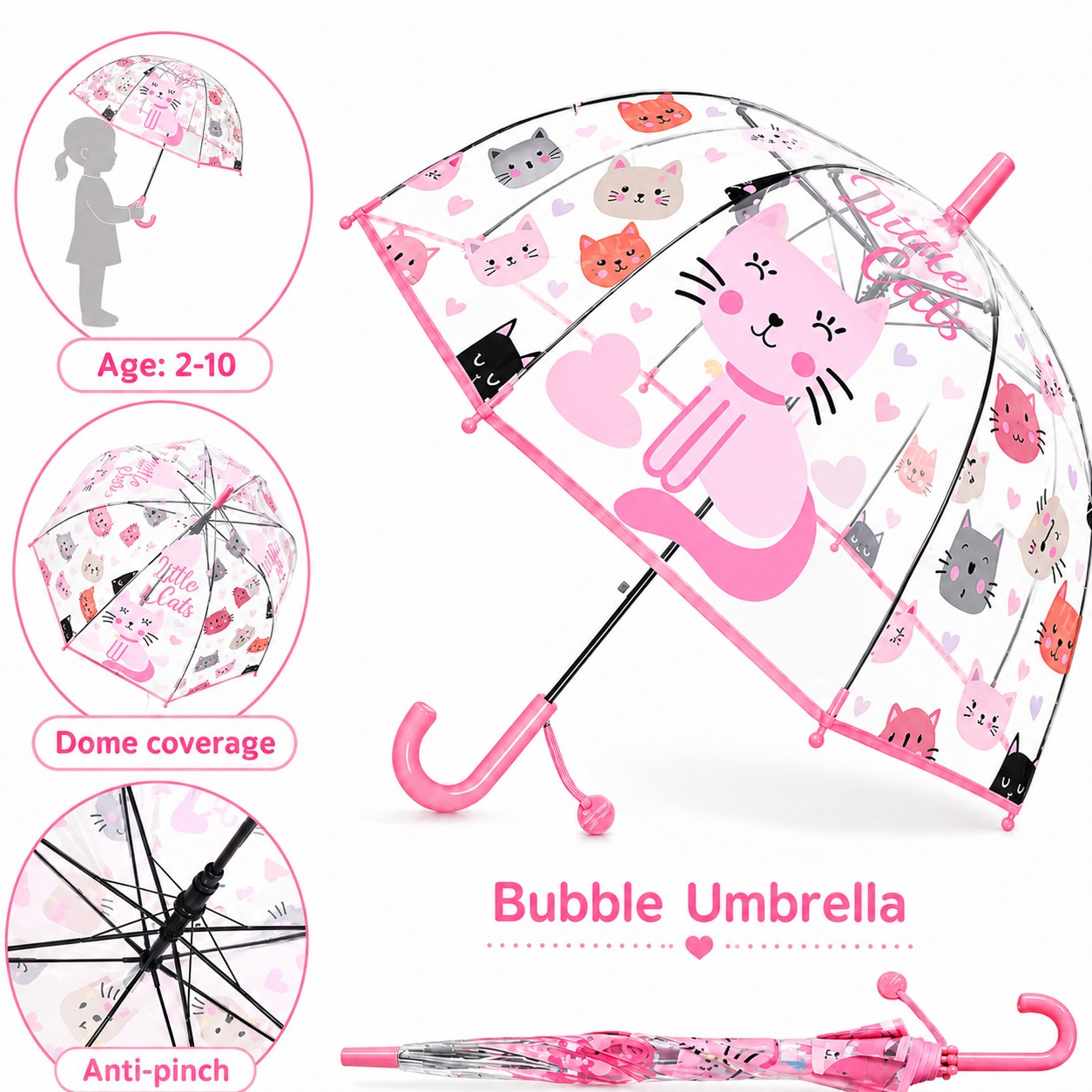 Simply Kids Little Cats umbrella dimensions